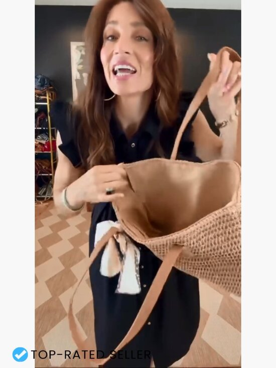 Amazon.com: iSamzan Large Straw Beach Bag: Women Large Handwoven Straw Beach Tote Zipper Pocket Lightweight Summer Travel Bag